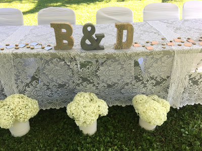 Danielle and Brendan Chesterman's Wedding Aug. 5 2017 - head table