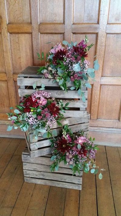 Floral decorative arrangements by wedding planner in Terrace BC