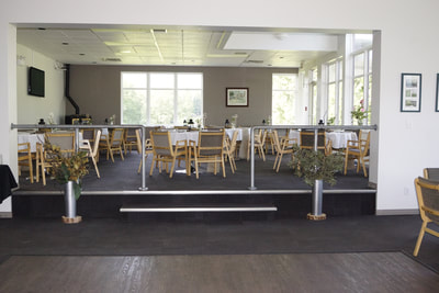 Wedding venue seating area in Terrace BC