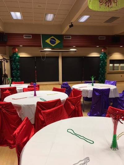 Room setting at a community event